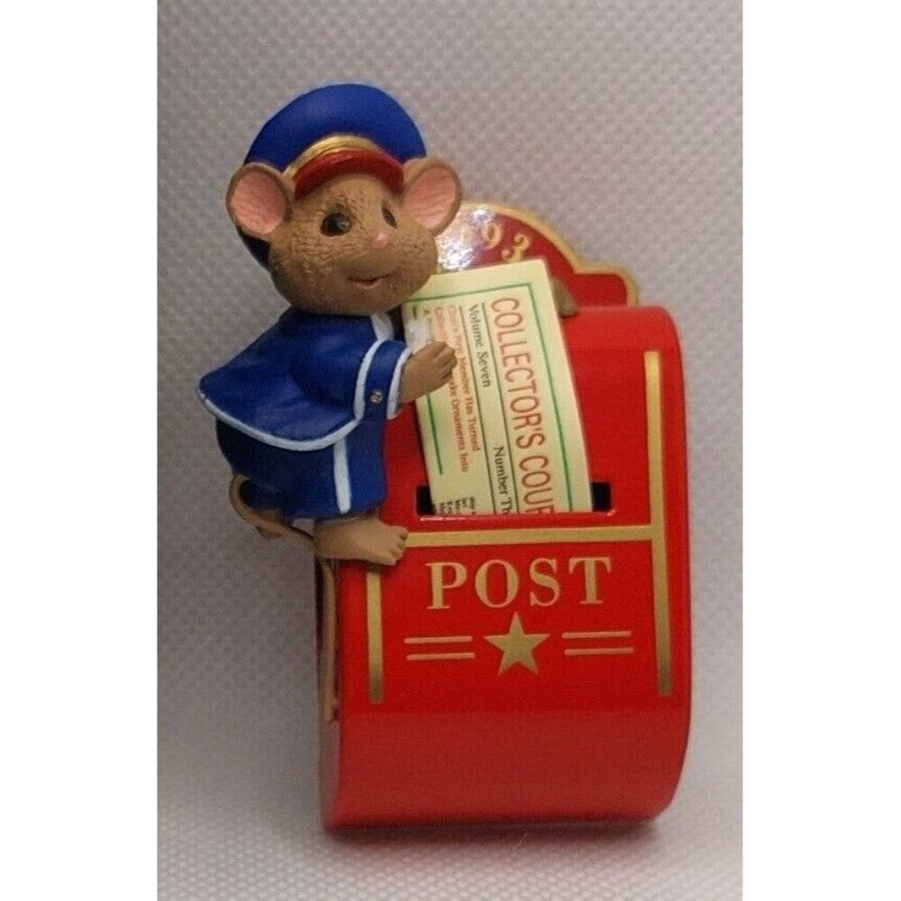 Hallmark Keepsake Ornament "Its In The Mail" 1993 Collectors Club Mouse Red Mail